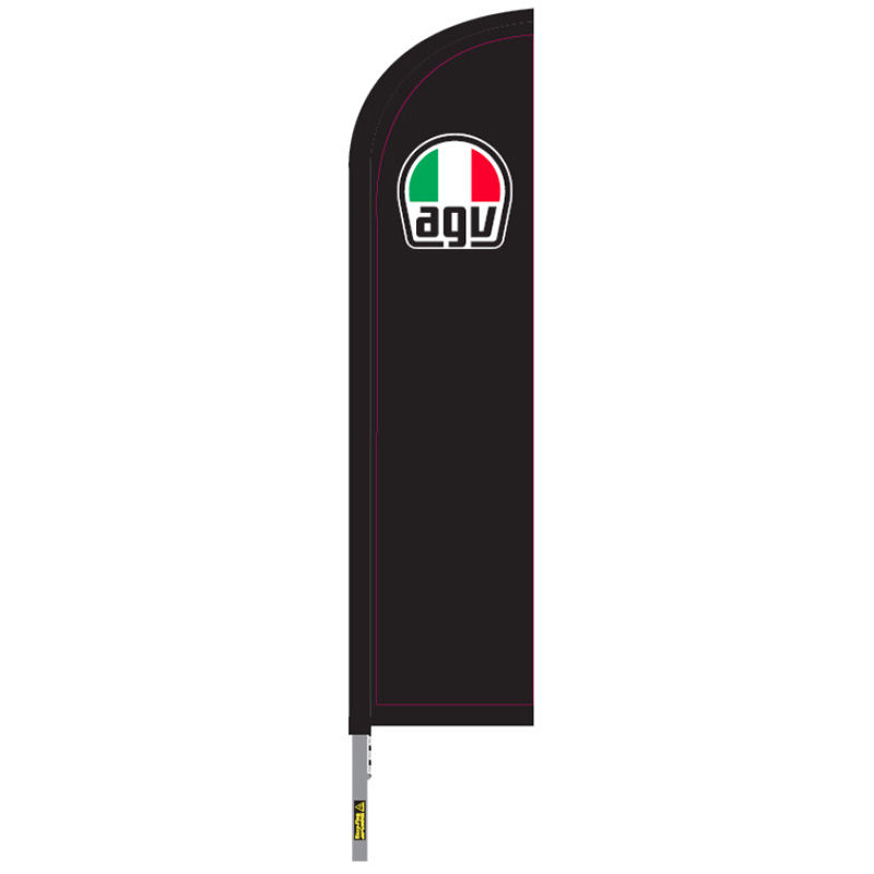 POP020016-999 AGV AGV OUTDOOR FLAG 390X82CM AGV OUTDOOR FLAG 390X82CM Promotional Items 