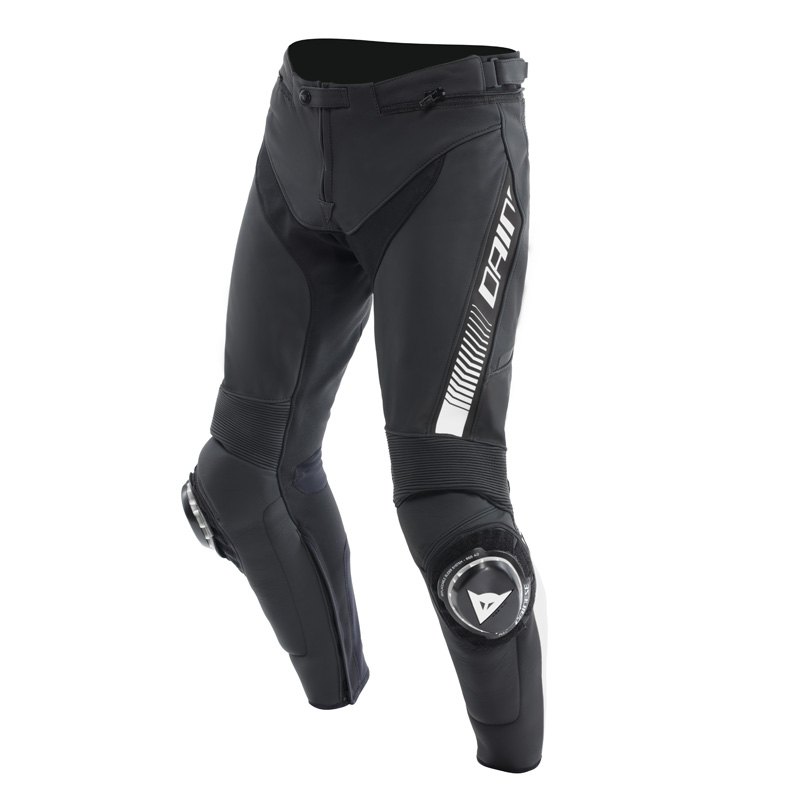 15500001-622-64 DAINESE SUPER SPEED LEATHER PANTS - BLACK/WHITE (64) SUPER SPEED LEATHER PANTS - BLACK/WHITE (64) Pants 