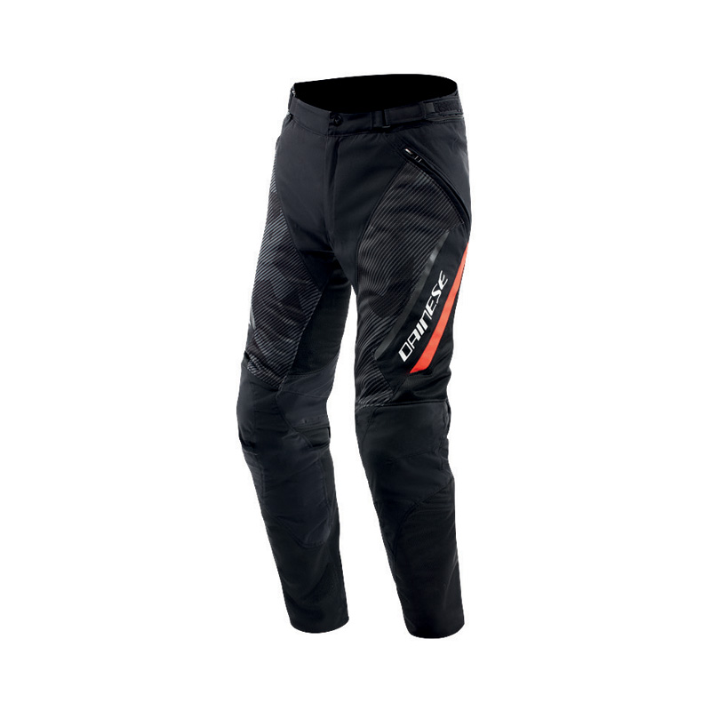 17500003-P80-64 DAINESE DRAKE 2 SUPER AIR TEX PANTS BLACK/ANTHRACITE/FLUO-RED 64 DRAKE 2 SUPER AIR TEX PANTS BLACK/ANTHRACITE/FLUO-RED 64 Pants 