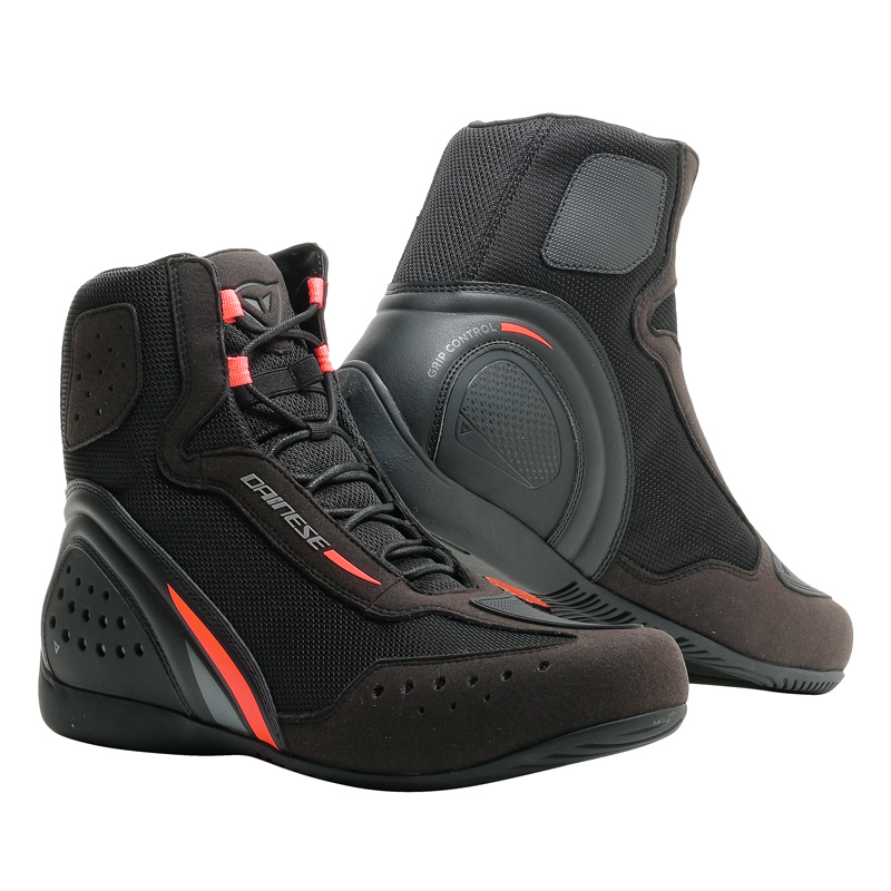 1775206-Z09-46-1 1775206-Z09-46 DAINESE MOTORSHOE D1 AIR BLACK/FLUO-RED/ANTHRACITE MOTORSHOE D1 AIR BOOTS - BLACK/FLUO-RED/ANTHRACITE (46)