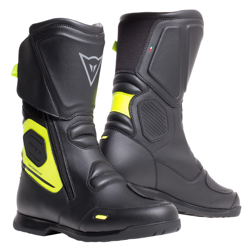 1795222-620-50 DAINESE X-TOURER D-WP BOOTS - BLACK/NEON YELLOW (50) X-TOURER D-WP BOOTS - BLACK/NEON YELLOW (50) Boots 