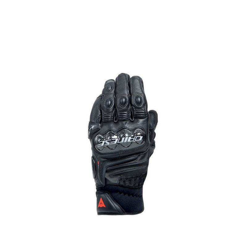 1815958-631-L DAINESE CARBON 4 SHORT LEATHER GLOVES - BLACK/BLACK (L) CARBON 4 SHORT LEATHER GLOVES - BLACK/BLACK (L) Gloves 