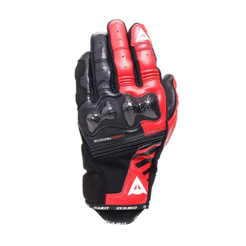 18100049-B78-XXXL DAINESE REACTO CARBON SHORT GLOVES BLACK/RED LAVA XXXL REACTO CARBON SHORT GLOVES BLACK/RED LAVA XXXL Gloves 