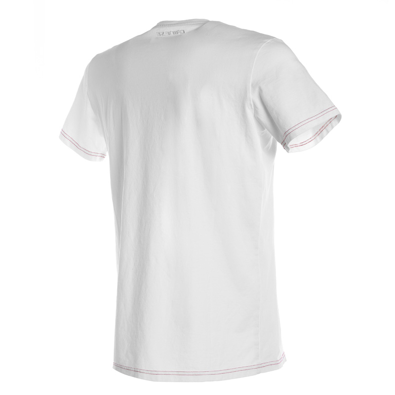 1896742-602-S dainese SPEED DEMON T-SHIRT WHITE/RED SPEED DEMON T-SHIRT - WHITE/RED (S)