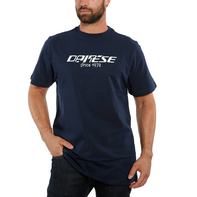 1896808-09D-XL dainese PADDOCK LONG T-SHIRT BLACK-IRIS/WHITE PADDOCK LONG T-SHIRT - BLACK-IRIS/WHITE (XL)