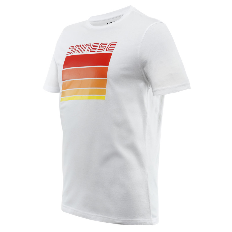 1896856-602-L DAINESE STRIPES T-SHIRT - WHITE/RED (L) STRIPES T-SHIRT - WHITE/RED (L) Casual Clothes 