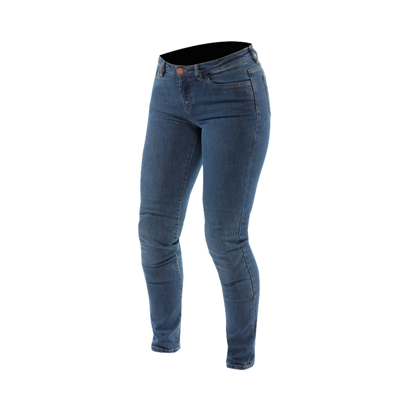 17500016-008-27 DAINESE 5-POCKET DENIM SLIM PANTS PLUS WOMEN BLUE 27 5-POCKET DENIM SLIM PANTS PLUS WOMEN BLUE 27 Pants 