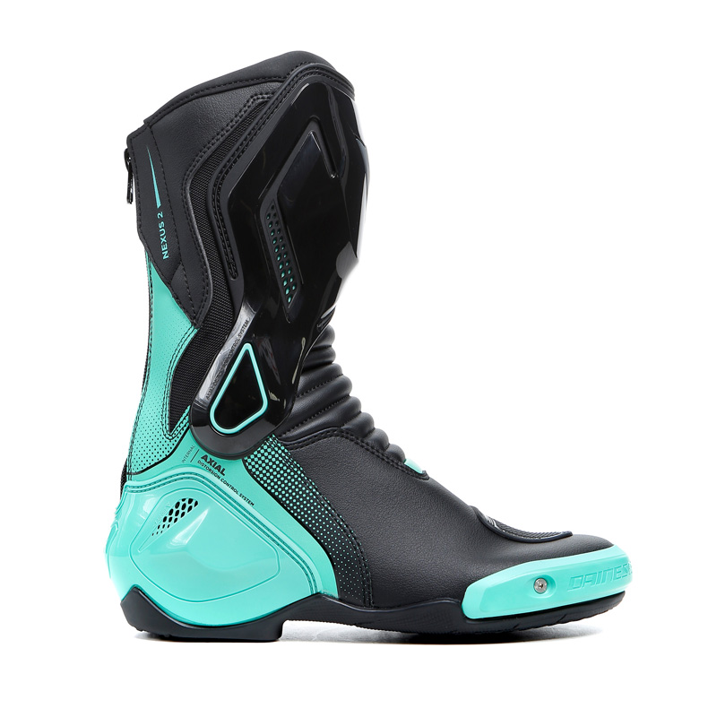 2795229-26F-42 DAINESE NEXUS 2 WOMEN'S BOOTS - BLACK/AQUA-GREEN (42) NEXUS 2 WOMEN'S BOOTS - BLACK/AQUA-GREEN (42) Boots 