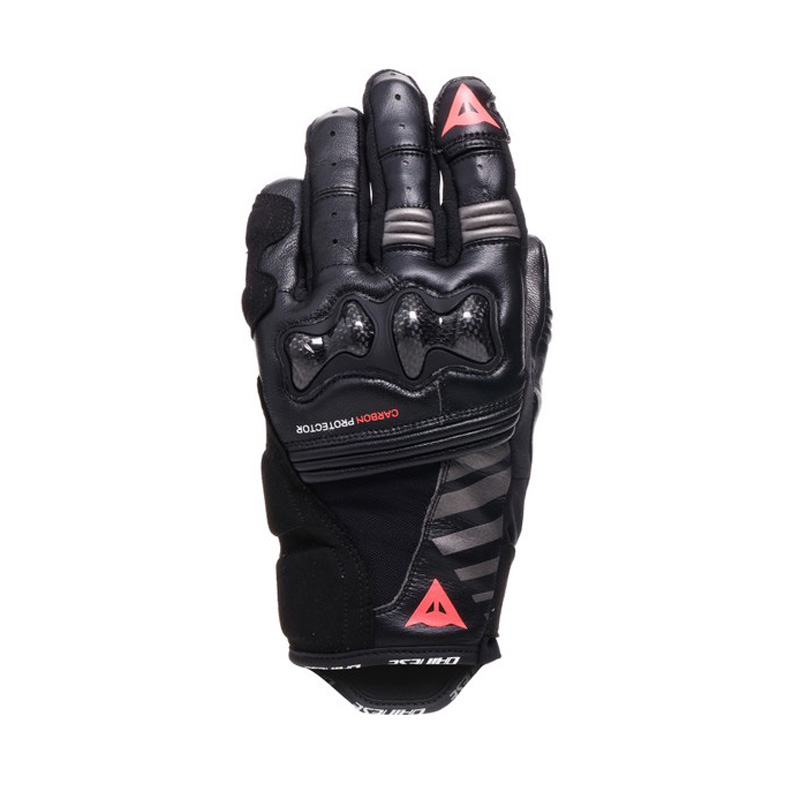 18100050-41R-XS DAINESE REACTO CARBON SHORT GLOVES WMN BLACK/PINK XS REACTO CARBON SHORT GLOVES WMN BLACK/PINK XS Gloves 