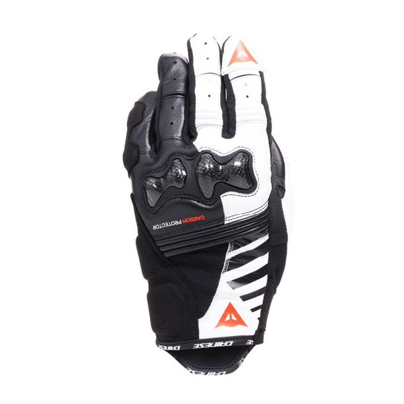 18100050-N32-XS DAINESE REACTO CARBON SHORT GLOVES WMN BLACK/WHITE/FLUO RED XS REACTO CARBON SHORT GLOVES WMN BLACK/WHITE/FLUO RED XS Gloves 