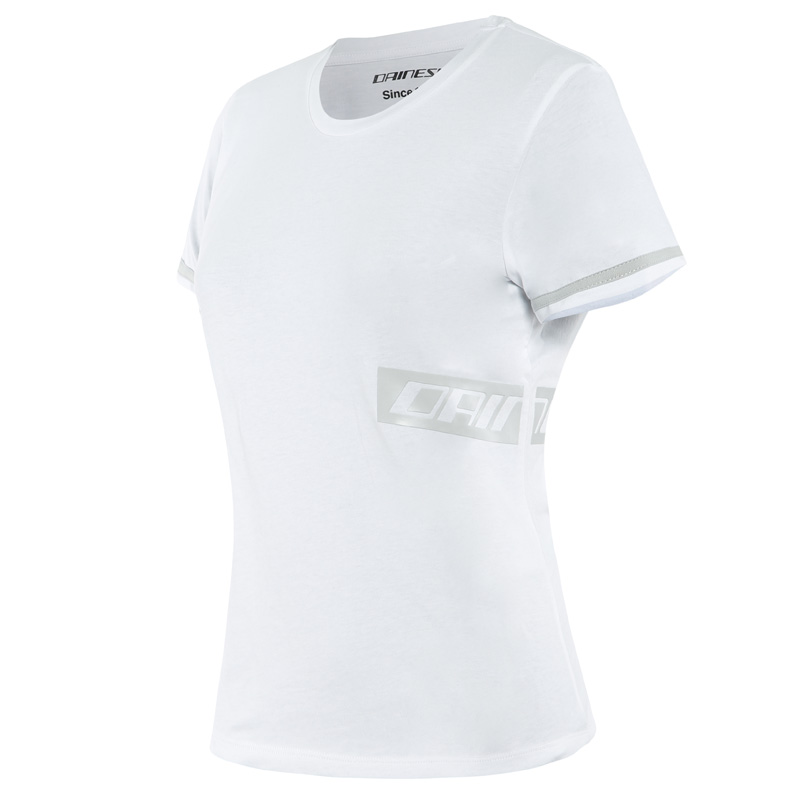 2896844-85F-XS DAINESE PADDOCK LADY T-SHIRT - WHITE/GLACIER-GRAY (XS) PADDOCK LADY T-SHIRT - WHITE/GLACIER-GRAY (XS) Casual Clothes 