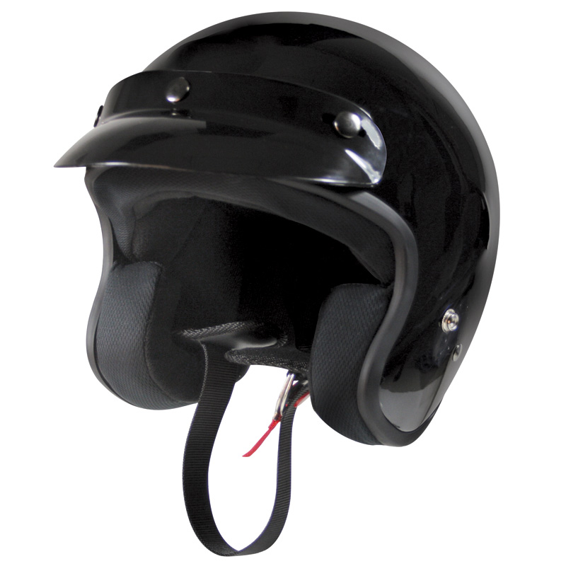 T-381 BLACK XL THH TRAIL OPEN HELMET - BLACK (XL) TRAIL OPEN HELMET - BLACK (XL) Motocross Helmet 