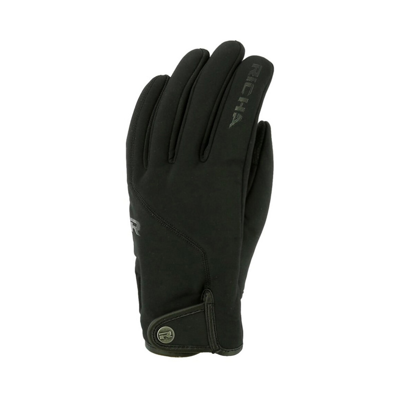 1105100074-100RXS00 RICHA SCOOT SOFTSHELL GLOVES BLACK XS SCOOT SOFTSHELL GLOVES BLACK XS Gloves 