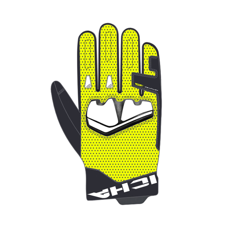 1105100121-140RXL00 RICHA STRADALE AP-X LEATHER GLOVES BLACK/YELLOW XL STRADALE AP-X LEATHER GLOVES BLACK/YELLOW XL Gloves 